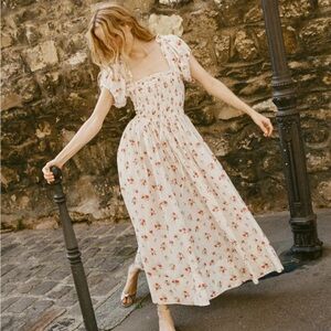 Doen Stanza Dress in Sweet Abelia